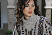 Lade das Bild in den Galerie-Viewer, NORDIC - Schalkragen-Cardigan - taupemeliert/braun