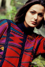 Lade das Bild in den Galerie-Viewer, AFRICAN CANVAS - Zopf-Rollkragenpullover