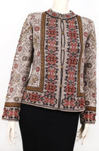 Lade das Bild in den Galerie-Viewer, BYZANTIA - Short Cardigan beige/rosé