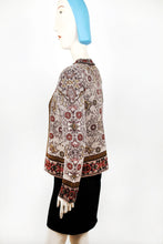 Lade das Bild in den Galerie-Viewer, BYZANTIA - Short Cardigan beige/rosé