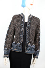 Lade das Bild in den Galerie-Viewer, SARA - Cardigan - grau/blau